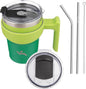 Konokyo 10 oz Tumbler with Handle and Straw, Insulated Travel Mug | Matcha by Konokyo