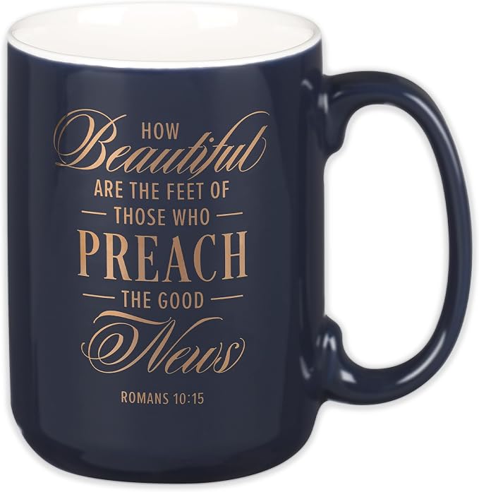 Christian Art Gifts Large Matted Ceramic Coffee & Tea Mug by ChristianArtGifts