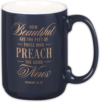 Christian Art Gifts Large Matted Ceramic Coffee & Tea Mug by ChristianArtGifts
