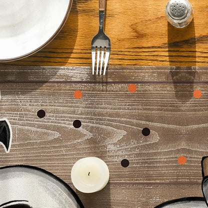Artoid Mode 210 GSM Halloween Table Runner 13x72 Inch Home Party Decor | - Image 7