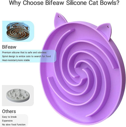 Bifeaw Slow Feeder Cat Bowl - Image 2