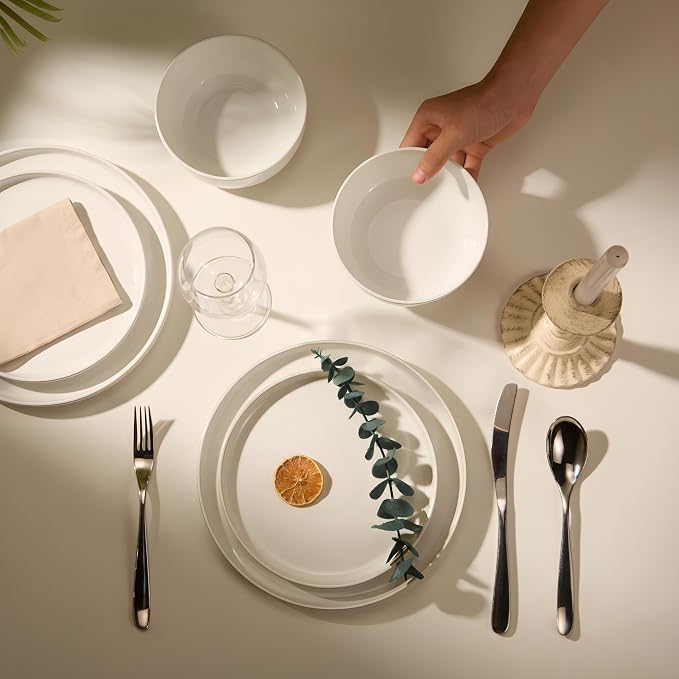 Ceramic Dinnerware Set, 12-Piece Service - Image 3