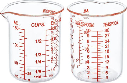 High Borosilicate Glass Measuring Cup-V-Shaped Spout，Glass Measuring Beaker by AckersBORO33