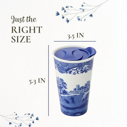 Spode Blue Italian 8oz Porcelain Travel Mug - Image 8