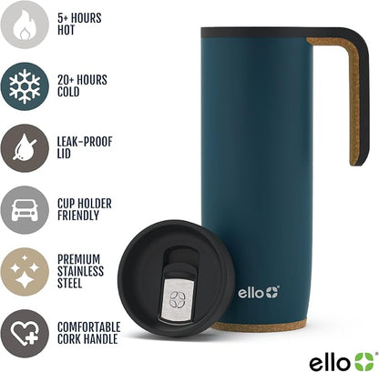 Ello Magnet 18oz Vacuum Insulated Stainless Steel Travel Mug - Image 3