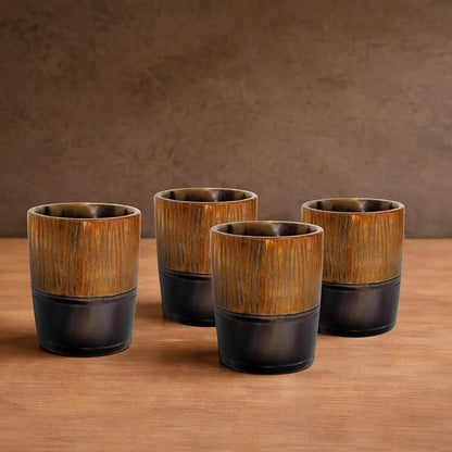 Handicrafts Home Viking Horn Shot Glasses Set of 4, Handmade Natural Ox Horn - Image 7