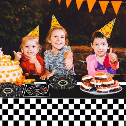 41Pcs Race Car Birthday Party Decorations, Start Your Engines Party Tableware - Image 7