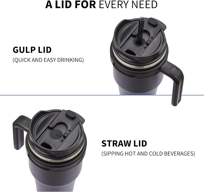 20 oz Insulated Travel Coffee Mug Tumbler - Image 2