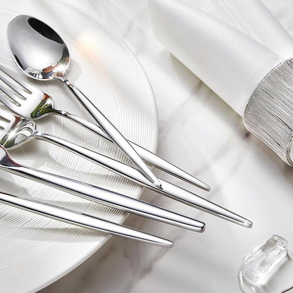 24-Piece Salad Fork Set, 18/10 Stainless Steel Dessert Forks | Mirror Polished - Image 4