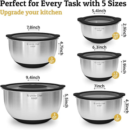 Mixing Bowls with Lids Set - Image 4