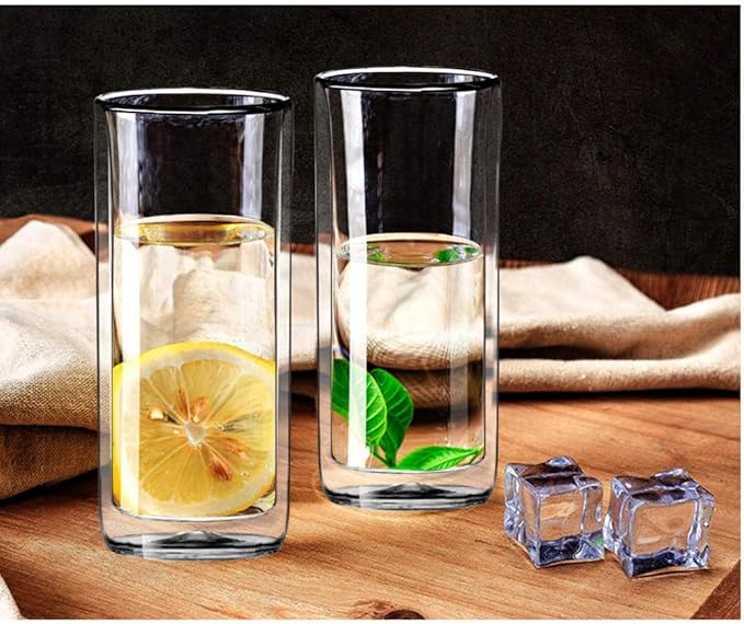 Sun's Tea 20oz Ultra Clear Strong Double Wall Insulated Thermo Glass Tumbler V3 - Image 3