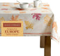 Maison d' Hermine Table Cloth Square Table 100% Cotton 60 x 60 Inches Fall Tablecloth Reusable Everyday Use for Thanksgiving Christmas Decorations Dining Farmhouse Party (Colours of Autumn)