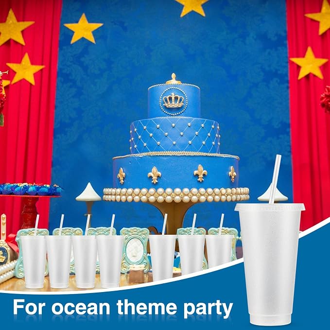 Amyhill 12 Pcs Reusable Glitter Cups - Image 5