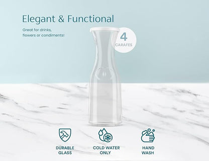 Kook Glass Carafe, Mimosa Bar Supplies, Carafe Pitchers - Image 7