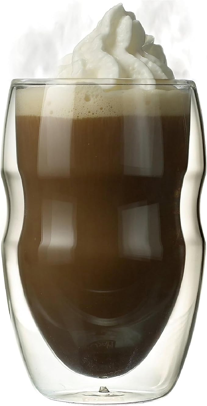 Ozeri Serafino Double Wall Insulated Beverage and Coffee Glasses - Image 3