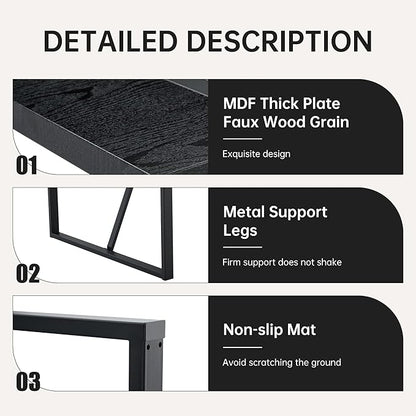 Modern Dining Table and Chairs Set of 6, 7 Piece Kitchen Table and Chairs for Kitchen Dining Room, Apartment