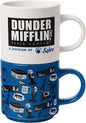 Silver Buffalo The Office Icons and Logo 2pk Ceramic Mug Stack, 13 Ounces by SilverBuffalo