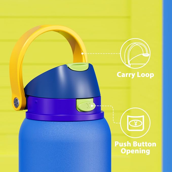 40 oz Insulated Water Bottle for Men: Meoky Stainless Steel Water Bottle - Image 4
