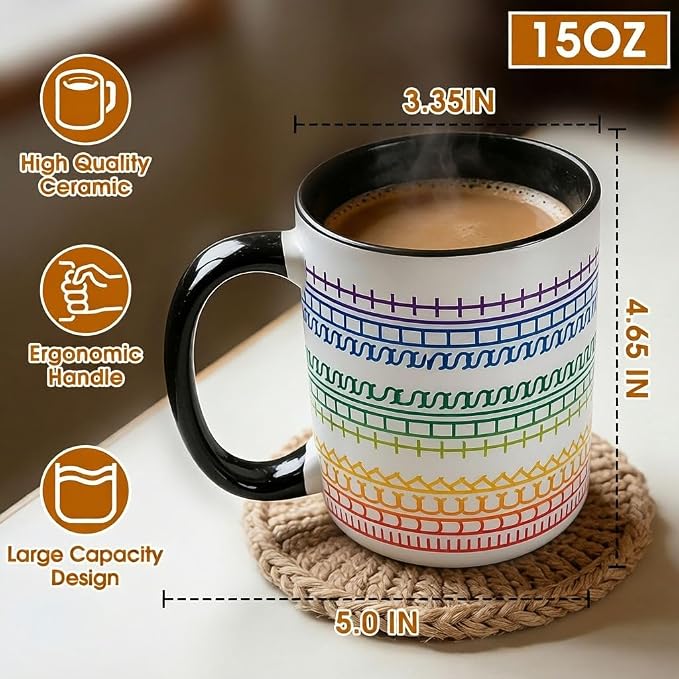 Funny Coffee Mugs for Women Men, 15oz Hidden Message Ceramic Cup | Secret - Image 3