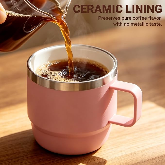 Zenbo 8 oz Stackable Coffee Mugs - Image 6