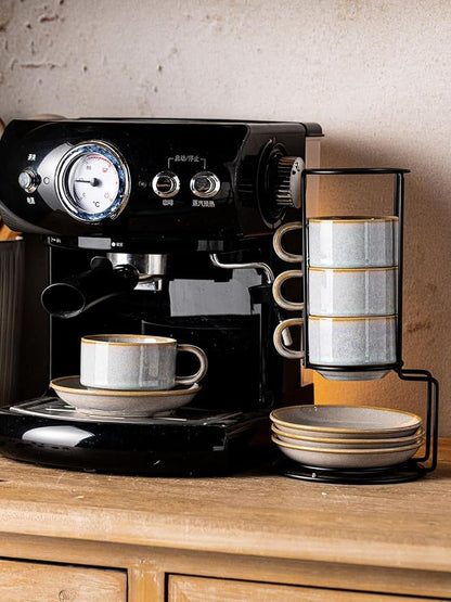 Gomakren 6oz Stackable Cappuccino Cups Set of 4 - Image 7