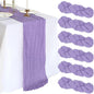 6 Pack 10Ft Lavender Purple Cheesecloth Table Runner 23 x 120 Inch | Gauze by CKIKU