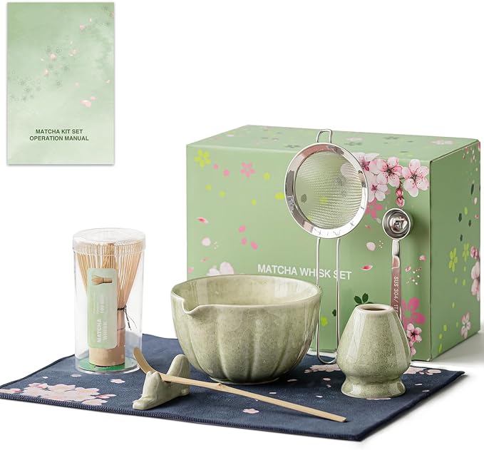 8 Pcs Matcha Whisk Set by Unknown