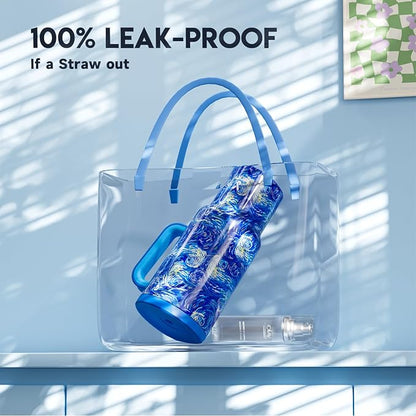 Meoky Tumbler with Handle and Straw - Image 3