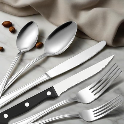 Hunycook 48-Piece Silverware Set - Image 3