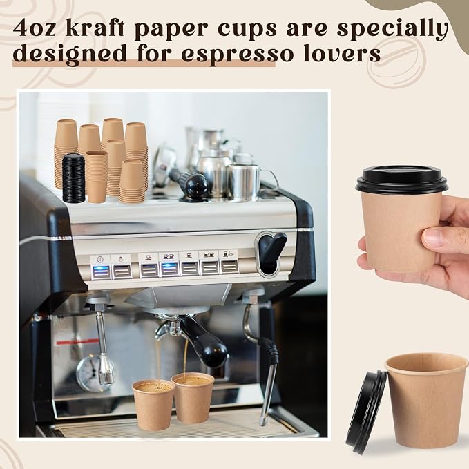100 Sets 6 oz Disposable Espresso Cup - Image 6