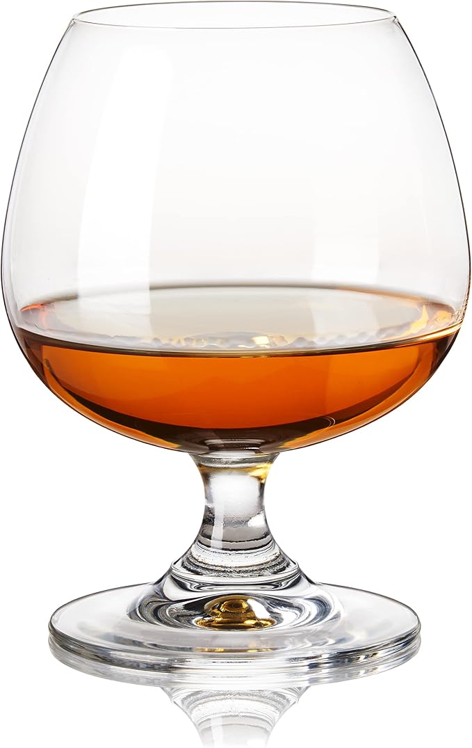 True Brandy Bourbon Whiskey Cognac Scotch Drinking Glasses, Superb Lead-Free - Image 7