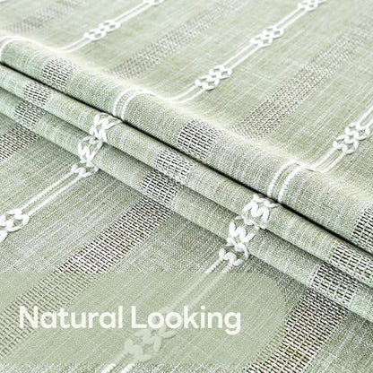 Heavy Duty Cotton Tablecloth for Square Table Sage Green Farmhouse Vintage Tablecloth Washable Rustic Table Cover (Sage Green, Rectangle, 52''x52'', 4 Seats)