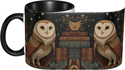 Yrebyou Owl Coffee Mug 11oz Ceramic Cup - Image 3