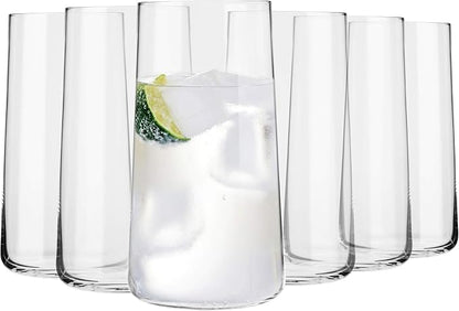 Krosno Water Glasses Set of 6, 18.3 oz, Avant-Garde Collection | Drinking by Krosno