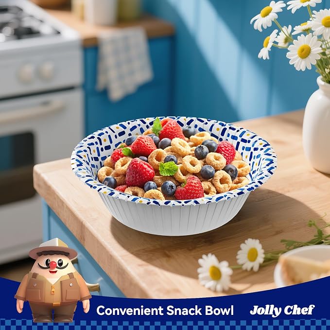 200 Count 16 oz Paper Bowls, Soak-Proof Small Disposable Bowls - Image 6