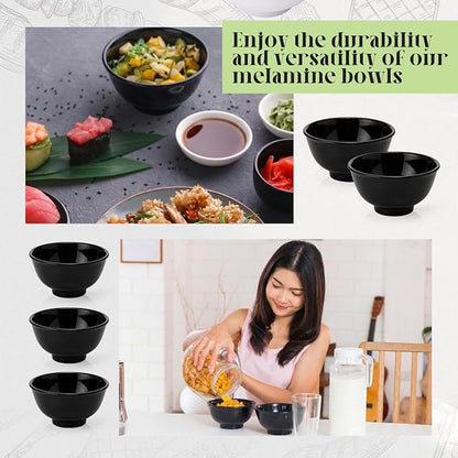 Tioncy 36 Pcs Bowls Set Unbreakable Dessert Soup Salad Bowls - Image 3