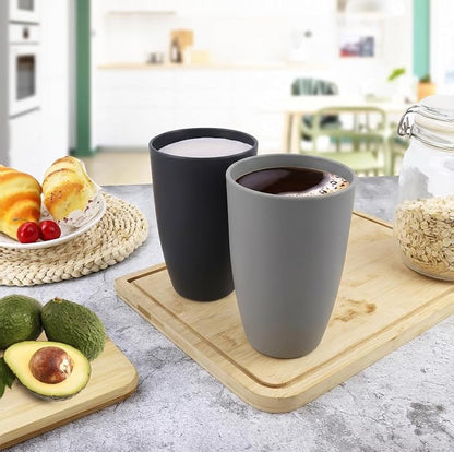 20 OZ Wheat Straw Cups Set of 6, Unbreakable Water Cup, Alternative to Plastic - Image 7