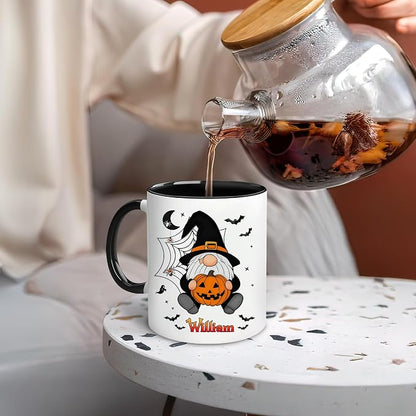 Hyturtle Custom Halloween Gnome Mug - Image 6
