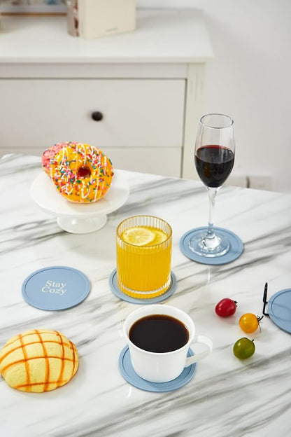 Silicone Coasters Set of 10, Premium Drink Coaster - Image 7