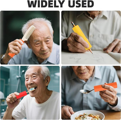 Foam Grip Tubing, Foam Tubes Grip Aid for Utensils, Adaptive Utensil Cutlery Padding Grip Handle for Disabled, Elderly, Arthritic and Handicapped (Straight Shaped)
