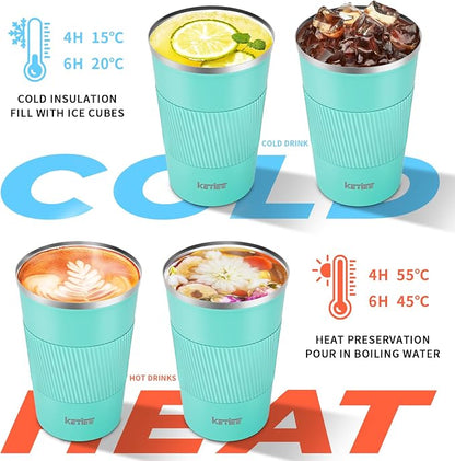 KETIEE Travel Mug 12oz: Vacuum Insulated Coffee Mug - Image 3