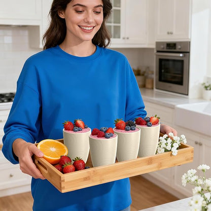 Unbreakable Wheat Straw Cups Set of 6, 12 OZ Reusable Plastic Cup Alternative - Image 9