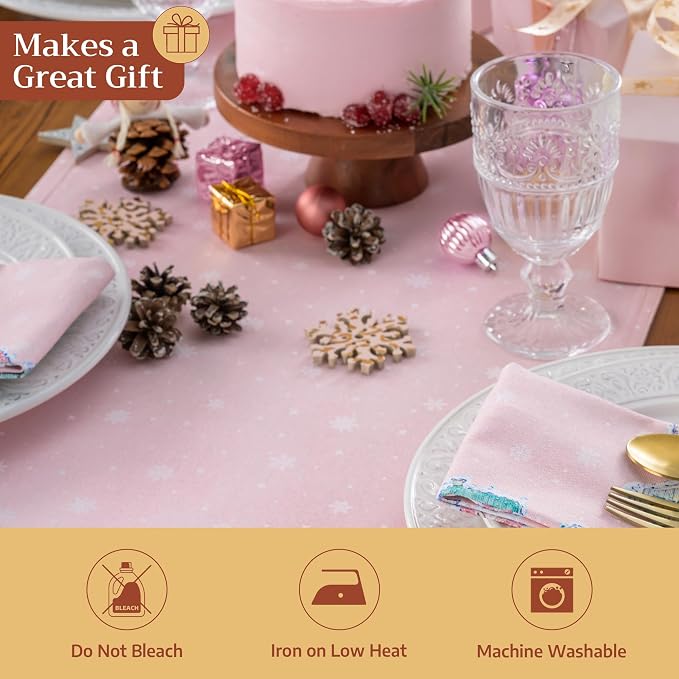 Maison d' Hermine Table Runner 100% Cotton 14.50" x 108" | Table Runners 108 - Image 5
