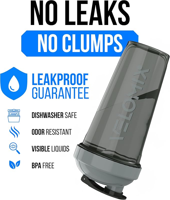 VELOMIX 2 Pack 28oz Protein Shaker Bottle - Image 3