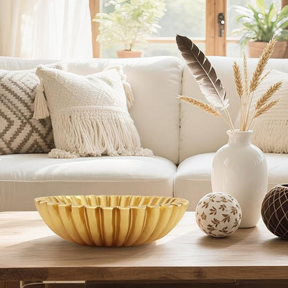 Large Modern Decorative Ruffle Bowl - Image 3