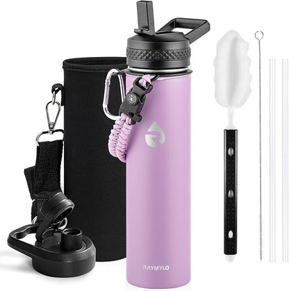 RAYMYLO Insulated Water Bottle 24 oz, Triple Wall Vacuum Stainless Steel | by RAYMYLO