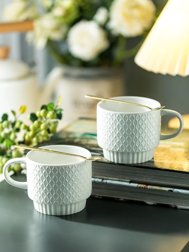 LYEOBOH Stackable Coffee Mugs - Image 6