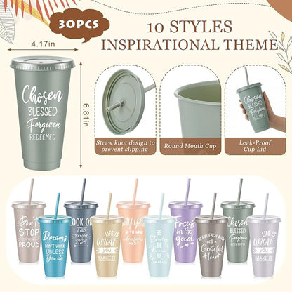 Uiifan 30 Pcs Inspirational Cups Bulk - Image 3