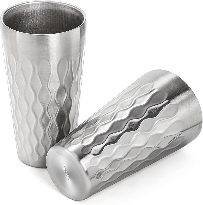 Foraineam Double Layer Vacuum Insulated Stainless Steel Cups 16 oz Drinking - Image 7