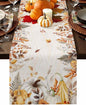 White Golden-Yellow Pumpkin Fall Table Runner 90 Inches Long, Thanksgiving by Unknown